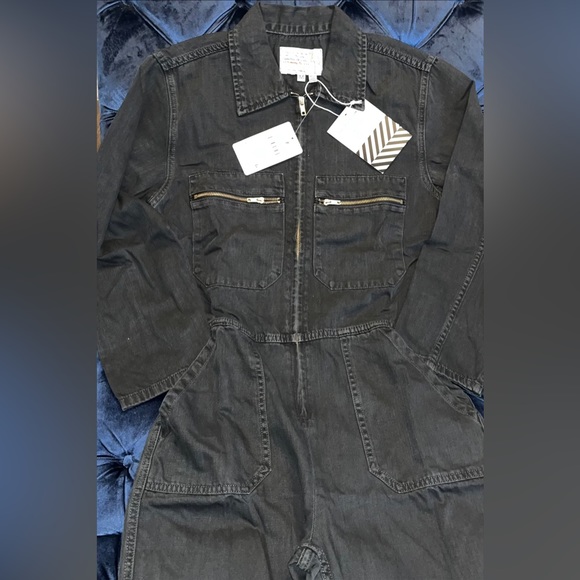 Sandrine Rose xFree People Black Zipped Jumpsuit SzM - Picture 4 of 15